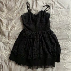Hot Topic x Sweet Love Black Tiered Dress